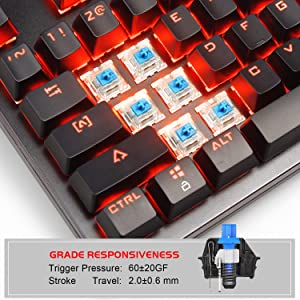 MK1 87 Keys Mechanical Keyboard
